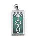 Sterling Silver With Stone of Israel Grafted In Pendant